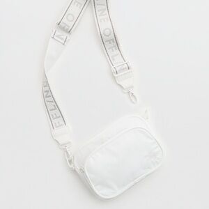Aerie American Eagle AE White Crossbody Purse Bag with Adjustable Strap
